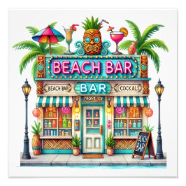 BEACH PUB FOTOTRYCK