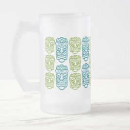 Beach Pub Party Retro Tiki Frostat Ölglas