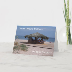 Beach Pub Personlig Make födelsedag Kort