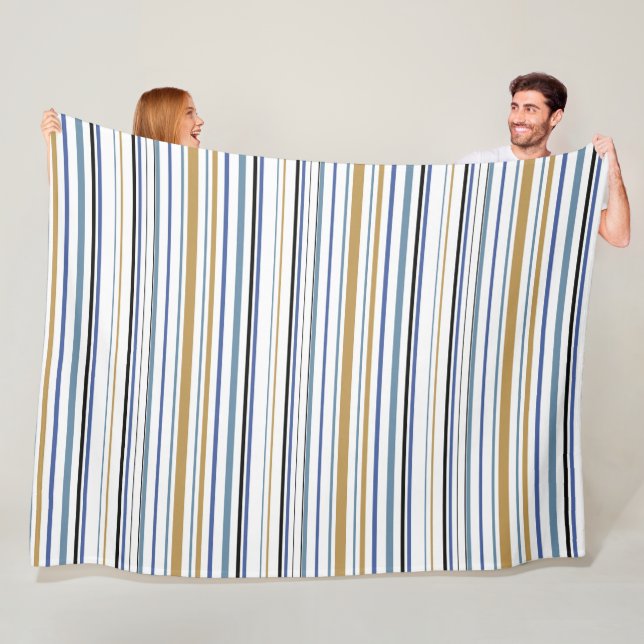 Beach Rand Throw Blanket Coastal Comfort Fleecefilt (På plats)
