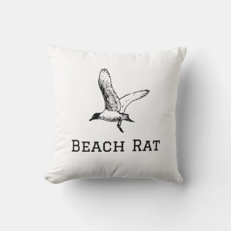Beach Råtta Dekorativ kudde - Lubbig Fiskmås-tema
