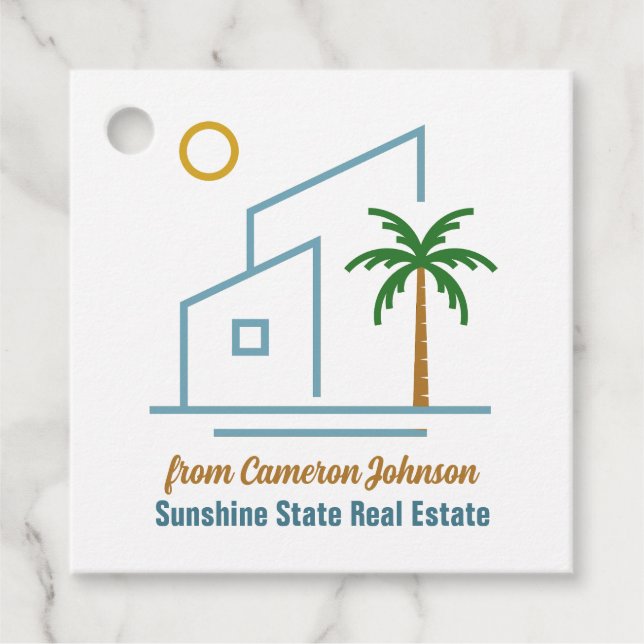 Beach Real Gods Company Cute Anpassade Gåvor Etiketter (Framsida)