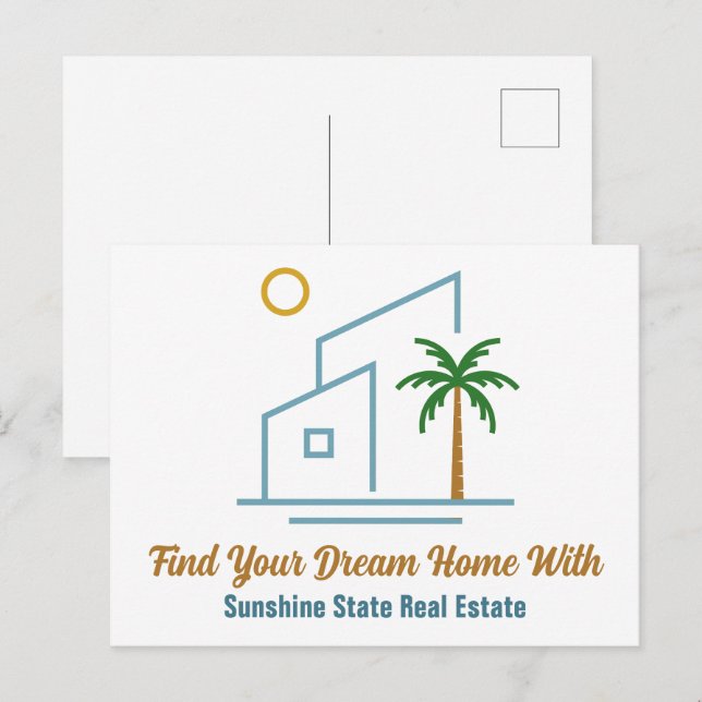 Beach Real Gods Company Cute Anpassade Vykort (Fram/baksida)