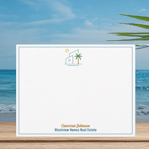 Beach Real Gods Company Cute Customized Anteckningskort