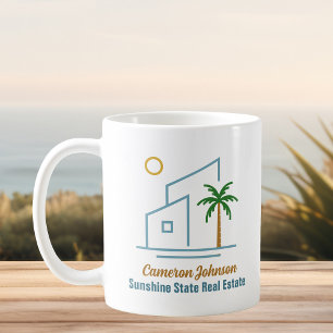 Beach Real Gods Company Cute Personlig Kaffemugg