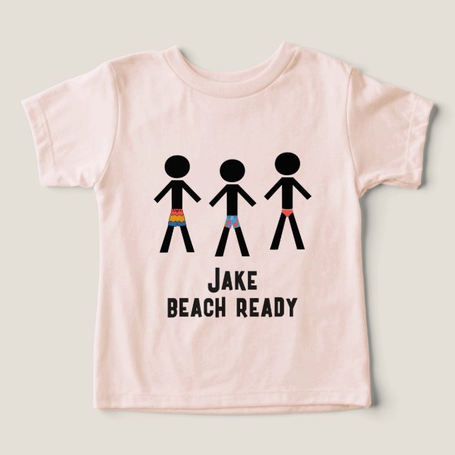 Beach-Redot - tre döda killar T Shirt (Design Framsida)