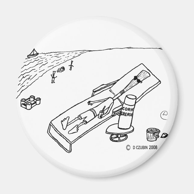 Beach Reed Magnet (Framsidan)