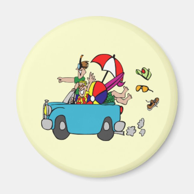 Beach Resa magnet (Framsidan)