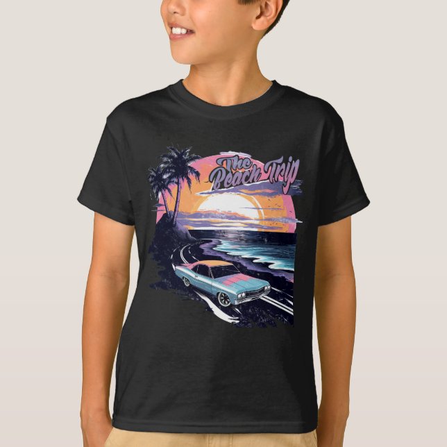 Beach Resa T Shirt (Framsida)