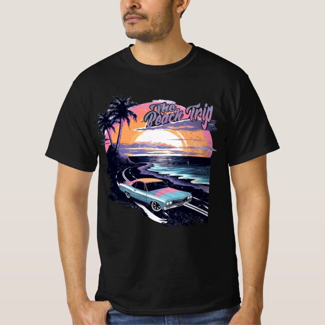 Beach Resa T Shirt (Framsida)