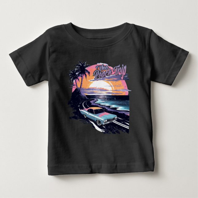 Beach Resa T Shirt (Framsida)