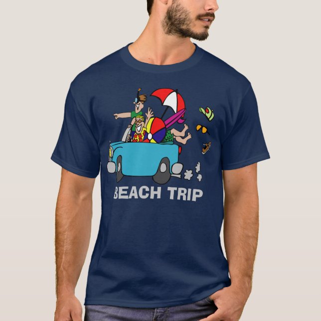 Beach resa tee shirt (Framsida)