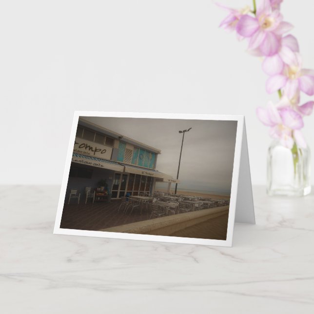 Beach Restaurant, Beach of the Malvarrosa, Spanien Kort (Orkide)