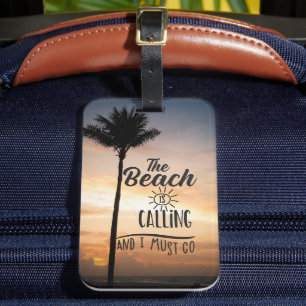 Beach ringer bagagebricka