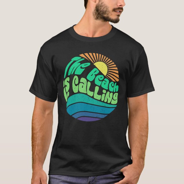 Beach ringer t shirt (Framsida)