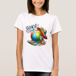 Beach ringer T-shirt, Sommar T-shirt