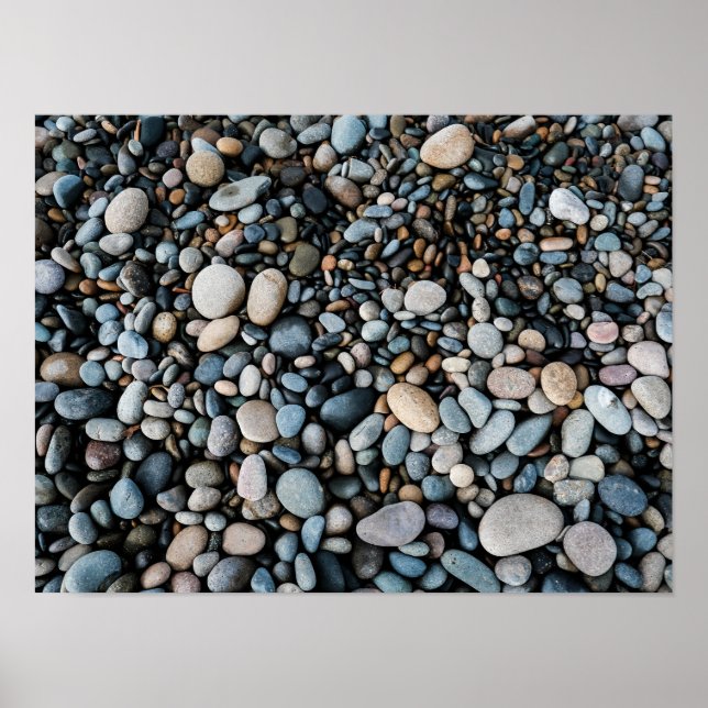 Beach Rocks Print, Värde Poster Papper (Semi-Glans (Framsidan)