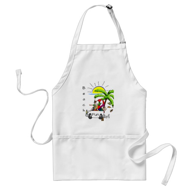 Beach Roligt Kitchen Apron Förkläde (Framsidan)