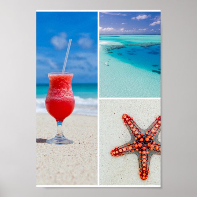 Beach-Roligt Poster (Framsidan)