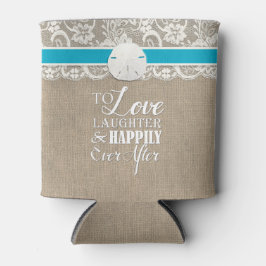 Beach Rustic Burlap Snöre Sanddollar Bröllop