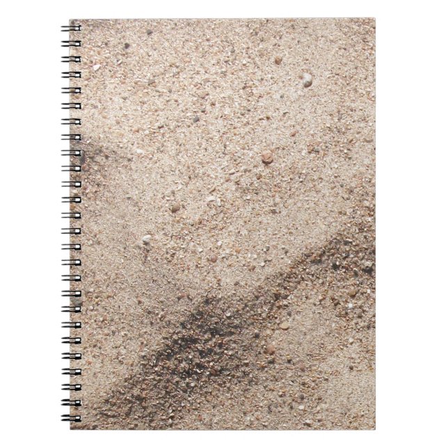 Beach Sand Anteckningsbok (Framsidan)