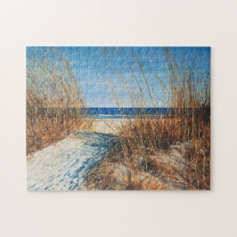 Beach Sand Dunes Coastal Art Pussel