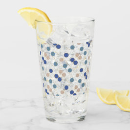 Beach Sand Färg Dots Glaskopp