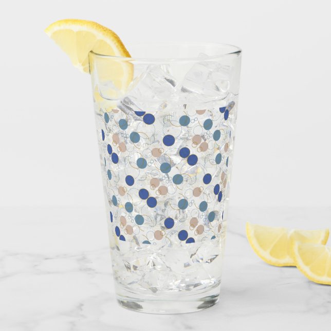 Beach Sand Färg Dots Glaskopp (Framsida Ice)