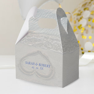 Beach Sand Heart Bröllop Presentaskar