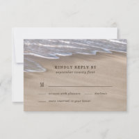 Beach Sand Hearts Elegant Tropical Modern Bröllop