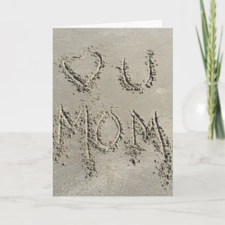 Beach Sand Mors dag-kort Kort