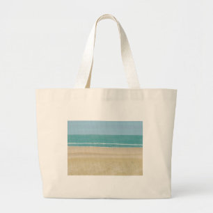 Beach Sand Ocean Scene på Canvas Bages Jumbo Tygkasse