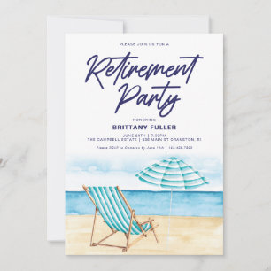 Beach Sand-ordförande Pension-partiets inbjudan
