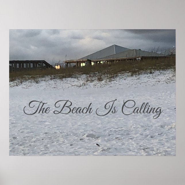Beach Sand Poster (Framsidan)