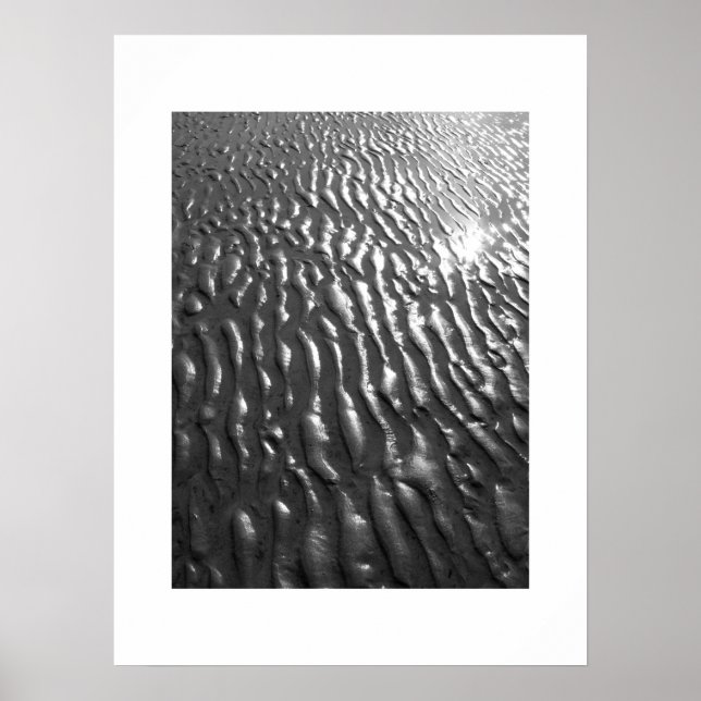Beach Sand Ripples Poster (Framsidan)