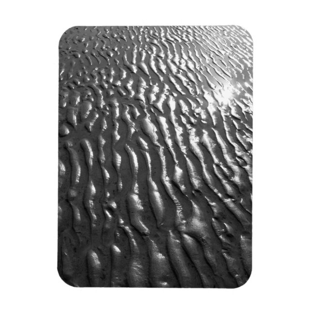Beach Sand Ripples vykort Magnet (Vertikal)