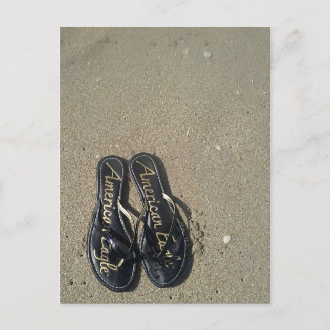 Beach-sandaler Vykort (Framsida)
