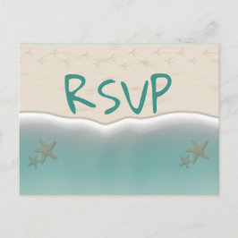 Beach Sandy Shore Starfish OSA Postcards Inbjudan Vykort