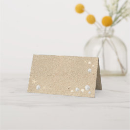 Beach Sandy Toes Salty Kisses Folat Place Placeringskort