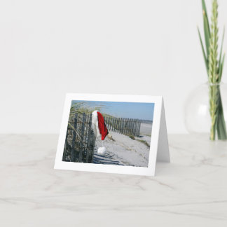 Beach Santa Helgkort