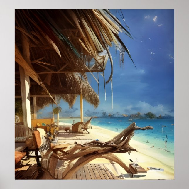 Beach scen 2 poster (Framsidan)