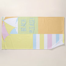 Beach-scen "Beach Snälla", Beach Towel