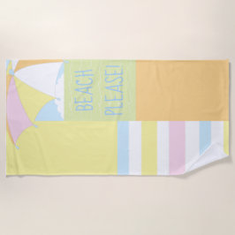 Beach-scen "Beach Snälla", Beach Towel