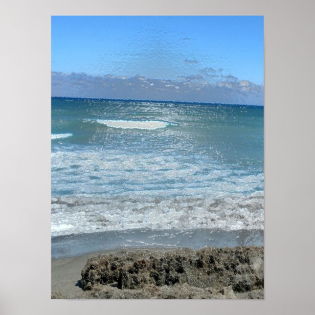 Beach-scen Poster (Framsidan)