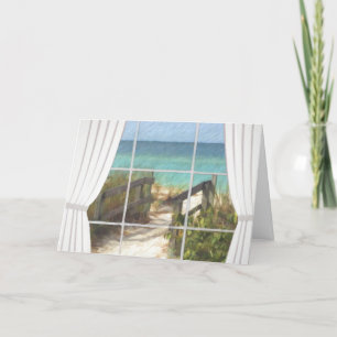 Beach Scene Birthday Card Kort