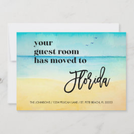 Beach Scene Guest Room Flyttat till Florida Meddelande