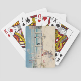 Beach Scene (Helgdag vid Mentone) (australisk kons Casinokort