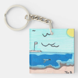 Beach Scene Magnet