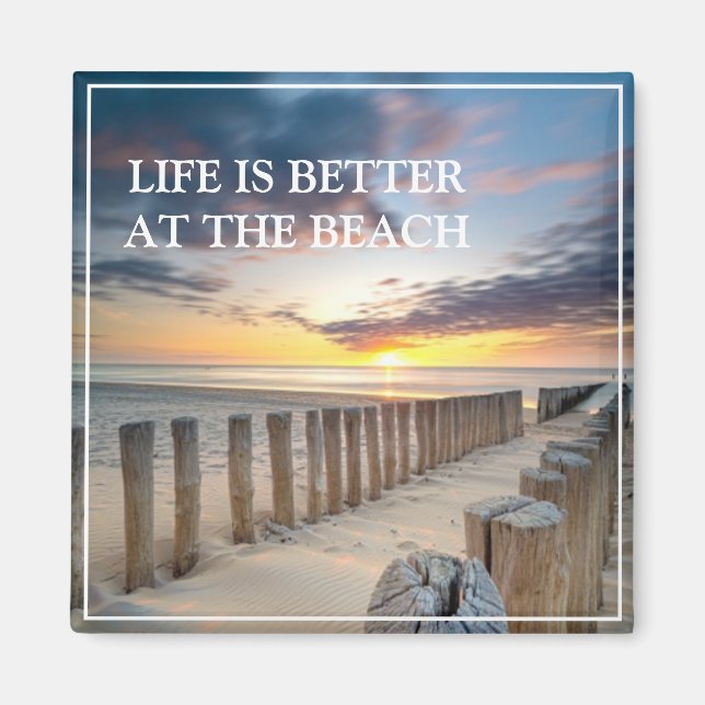 Beach Scene Magnet (Framsidan)