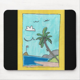 Beach Scene Mousepad Musmatta